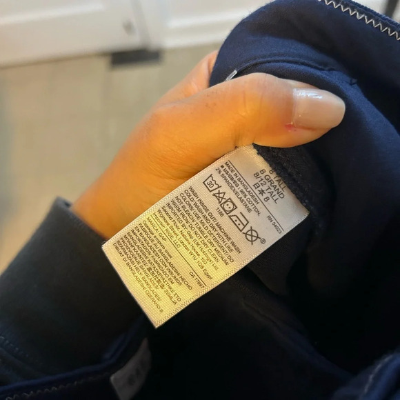 NWT Gap Navy Blue Slim Crop Uniform Pants - Picture 4 of 6